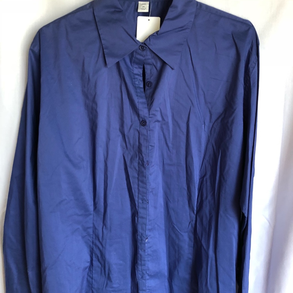 Blue Women’s Dress Shirt